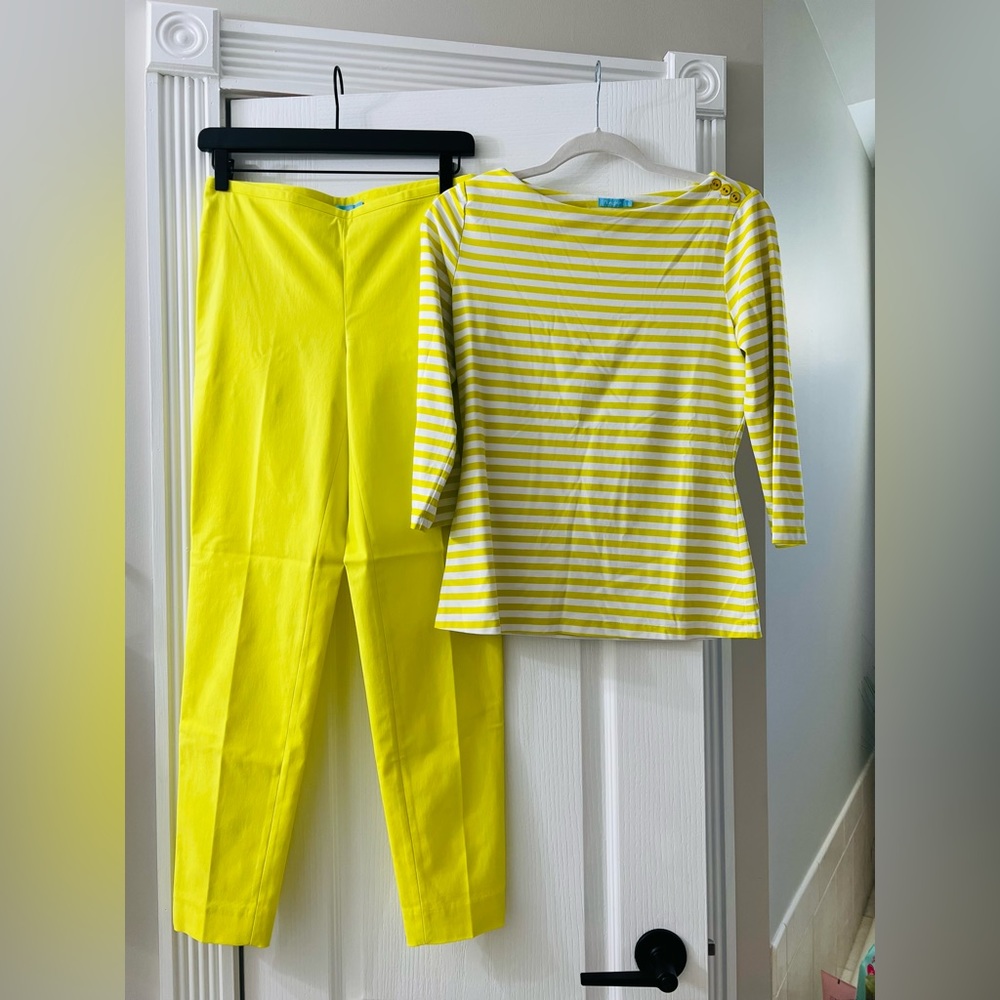 ***SOLD*** J. McLaughlin Catalina Cloth 3/4 Sleeve S Top - Picture 4 of 9